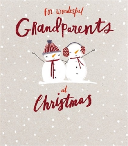 Felicitare-Wonderful Grandparents at Christmas | Pigment Productions