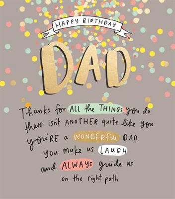 Felicitare-Happy Birthday Dad | Pigment Productions