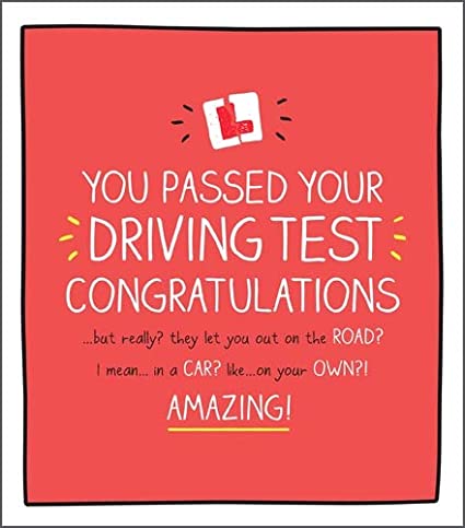Felicitare - Driving Test Let You On The Road / Driving Test Congrats | Pigment Productions