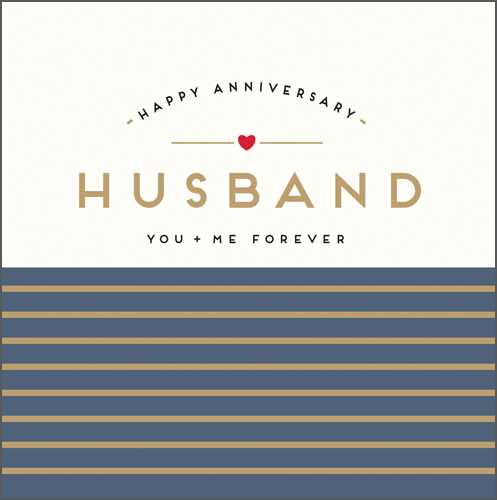 Felicitare - Husband You + Me Forever Anniversary | Pigment Productions