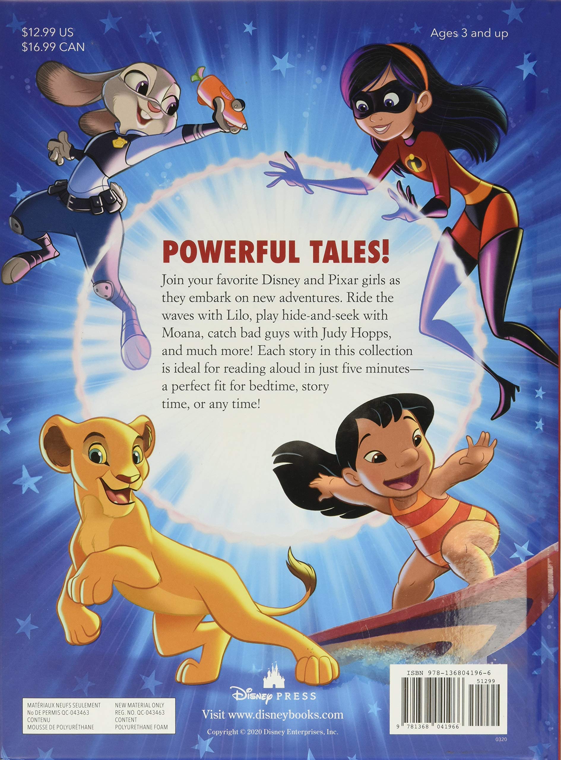Vezi detalii pentru 5-Minute Girl Power Stories | Disney Book Group