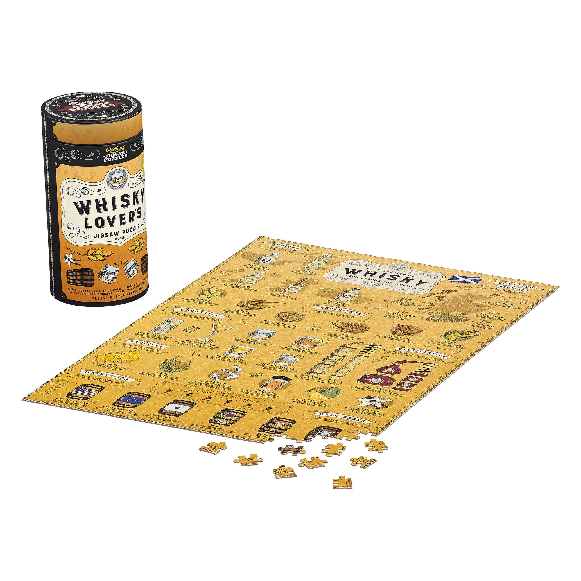 Puzzle 500 piese - Whisky Lover | Ridley\'s Games