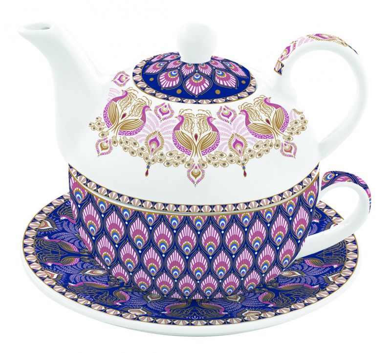 Set de ceainic cu ceasca - Tea For One - Atmosphere Peacock