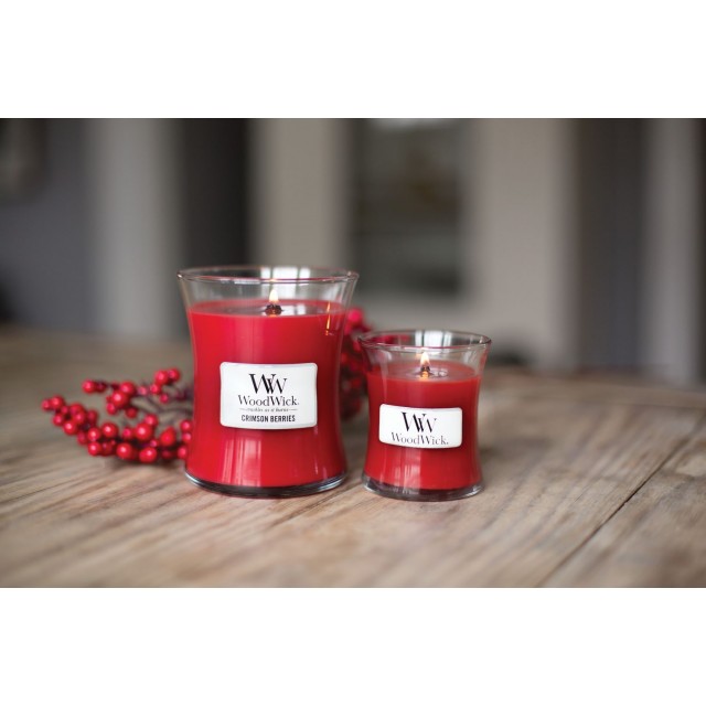 Lumanare parfumata - Mini Jar - Crimson Berries | WoodWick - 1 | YEO