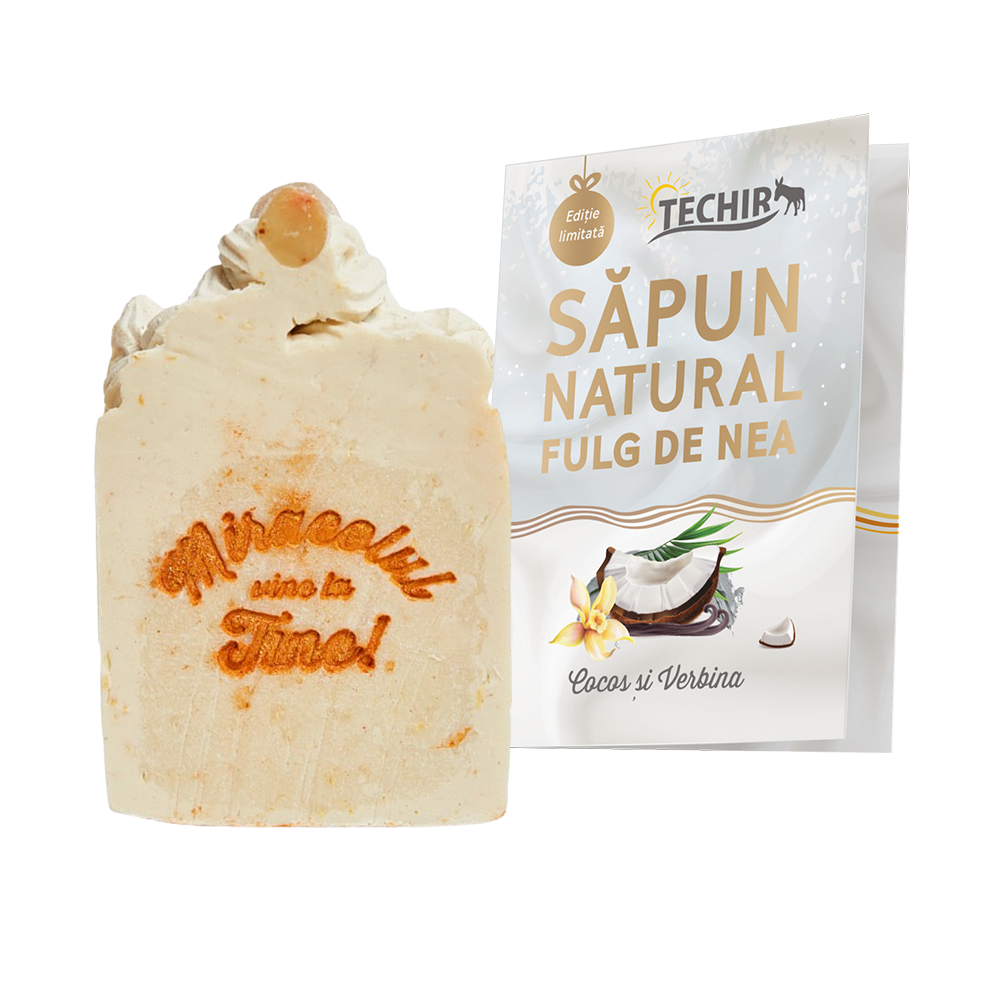 Sapun natural - Fulg de nea - 120 g | Techir - 2 | YEO