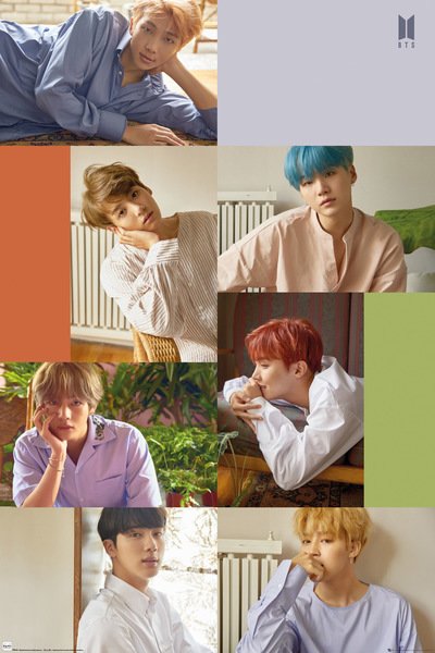 Poster - BTS Group Collage | GB Eye