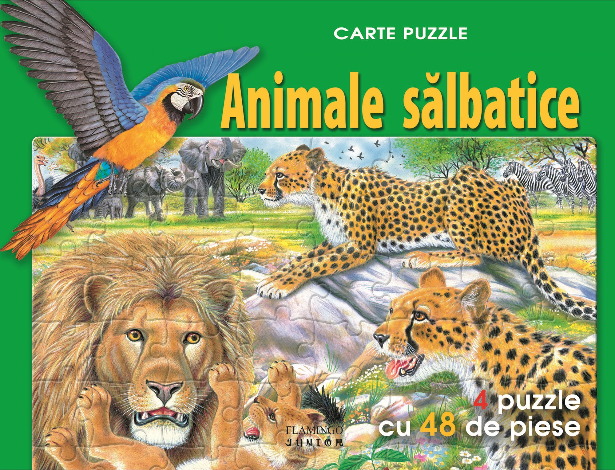 Carte Puzzle – Animale Salbatice | carturesti 2022