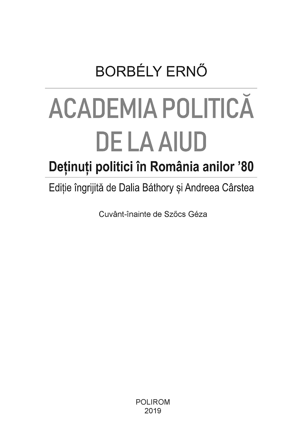 Academia politica de la Aiud | Borbely Erno, Dalia Bathory, Andreea Carstea - 4 | YEO