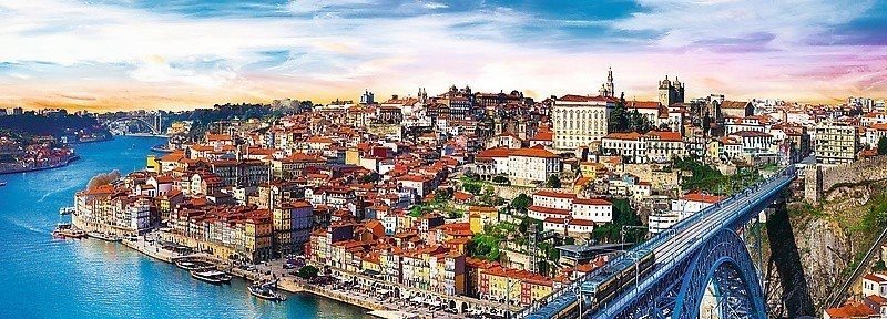 Puzzle - Panorama 500 Porto Portugalia | Trefl