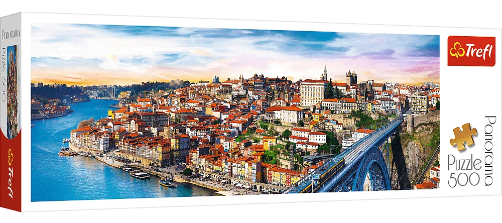 Puzzle 500 piese - Panorama - Porto Portugalia | Trefl - 2