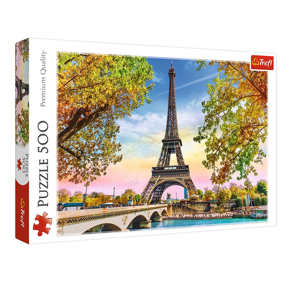 Puzzle 500 piese - Romantic Paris | Trefl