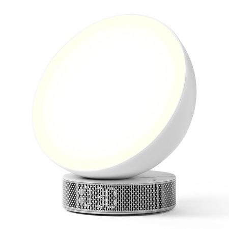 Ceas cu alarma Miami Sunrise Light Therapy- White Marbre | Lexon - 1 | YEO