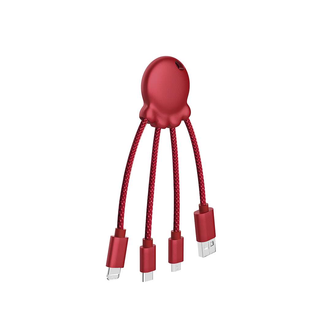  Adaptor portabil - Octopus Booster - Emergency Power - Metallic Red | Xoopar 