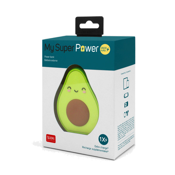 Baterie portabila - My Super Power - Avocado | Legami - 2 | YEO