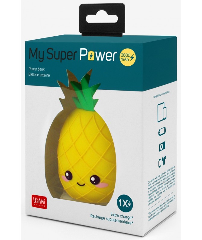 Baterie portabila - My Super Power - Pineapple | Legami - 2 | YEO