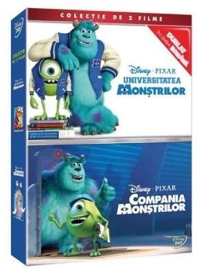 Colectie 2 DVD Compania Monstrilor + Universitatea Monstrilor / Monsters Inc. + Monsters University | Pete Docter, David Silverman, Dan Scanlon