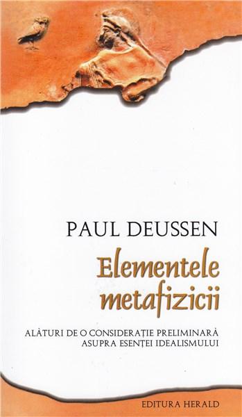 PDF Elementele Metafizicii | Paul Deussen carturesti.ro Carte