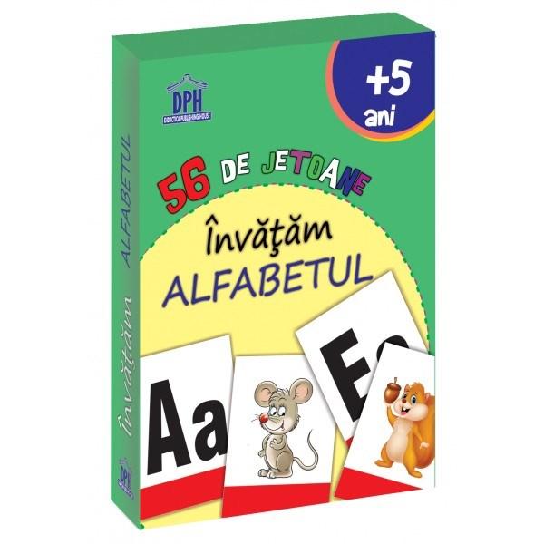 Invatam alfabetul – 56 de jetoane | carturesti.ro imagine 2022