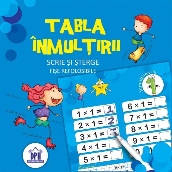 Caiet tabla inmultirii |