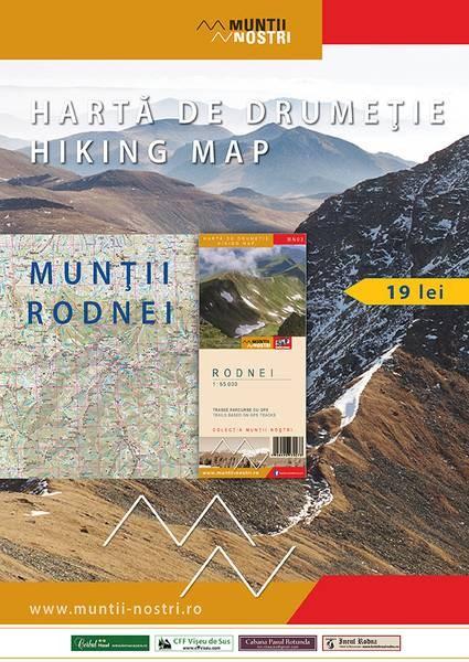 Harta de drumetie- Muntii Rodnei | carturesti.ro imagine 2022