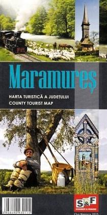 Harta Turistica a Judetului Maramures | carturesti.ro imagine 2022