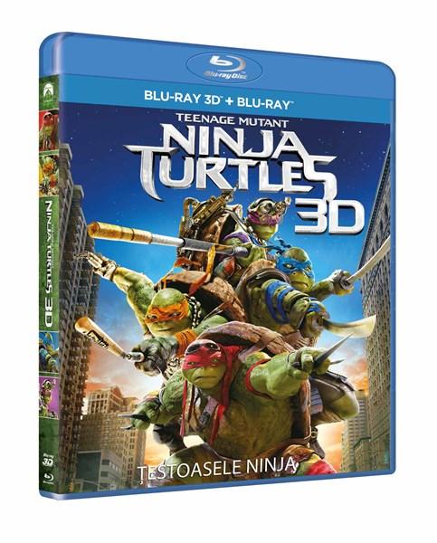 Testoasele Ninja / Teenage Mutant Ninja Turtles Blu-Ray 3D + 2D | Jonathan Liebesman