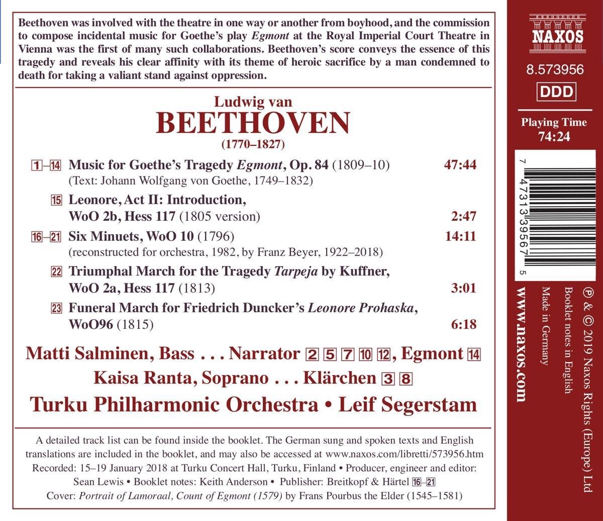 Beethoven - Egmont, Op. 84 | Ludwig Van Beethoven, Turku Philharmonic Orchestra, Leif Segerstam