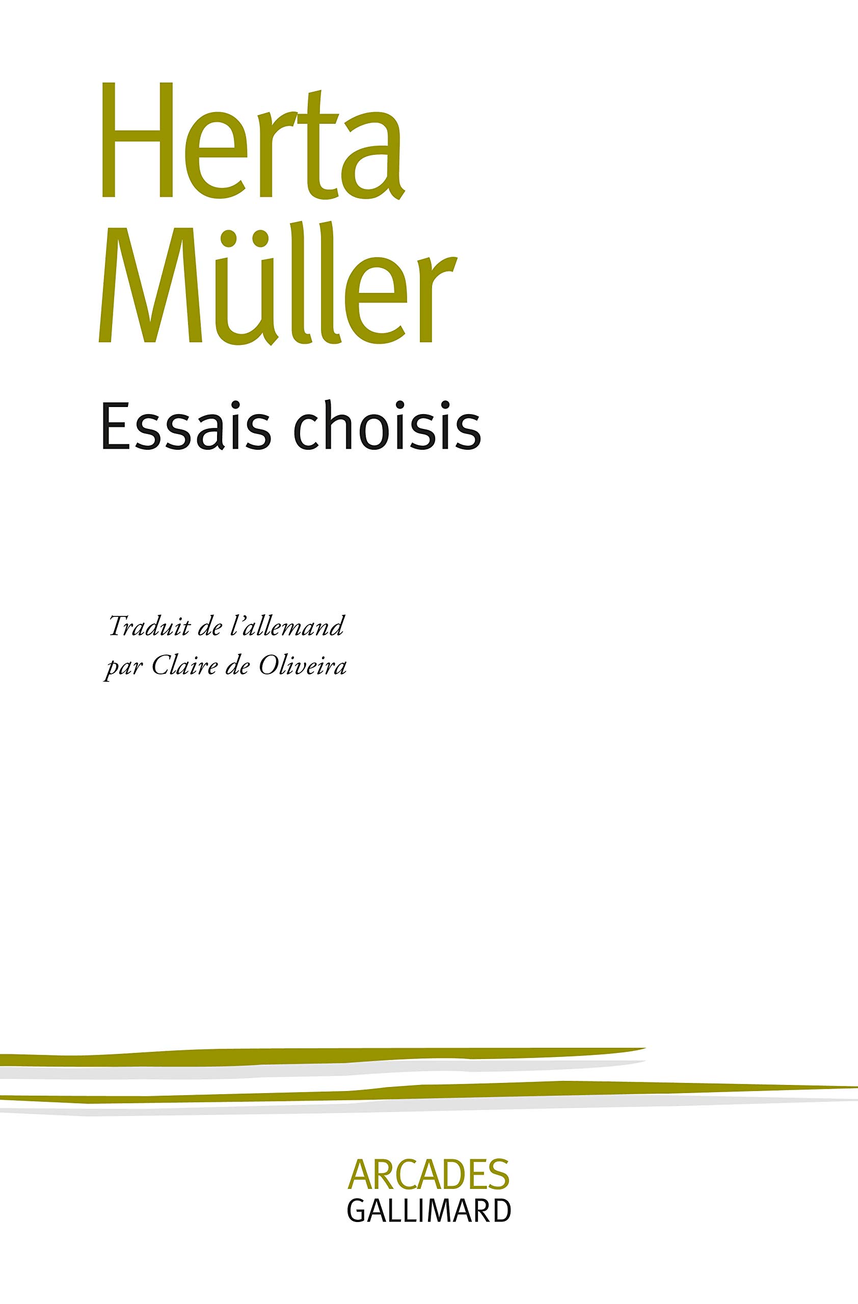 Essais choisis | Herta Muller