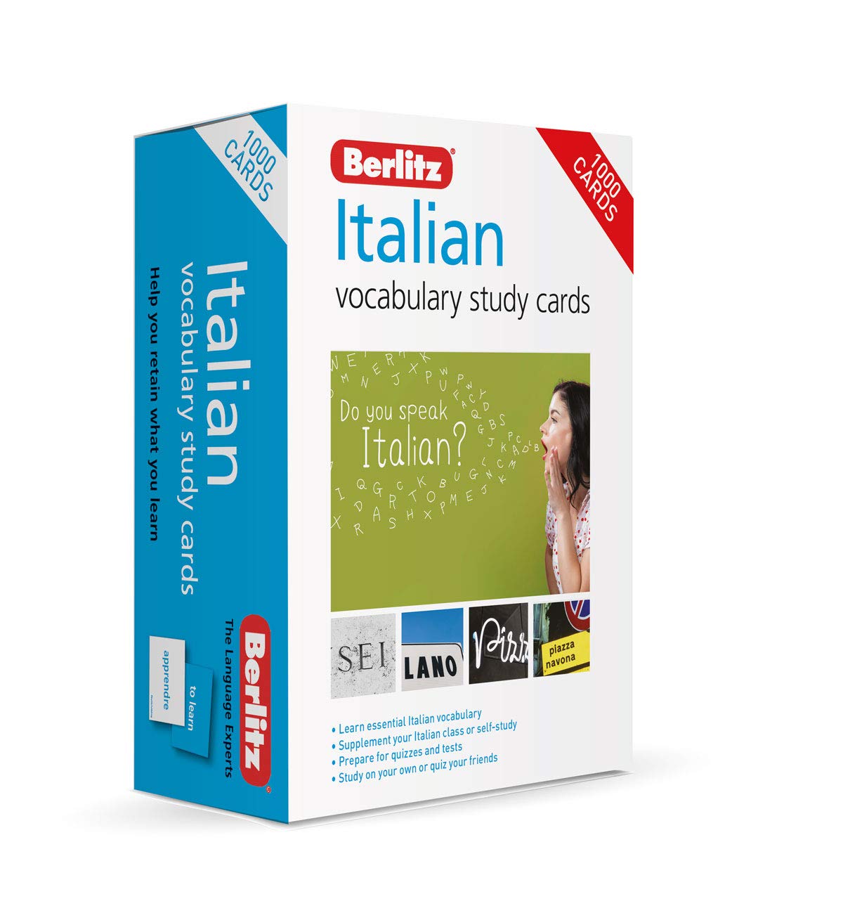 Italian Vocabulary Study Cards | 