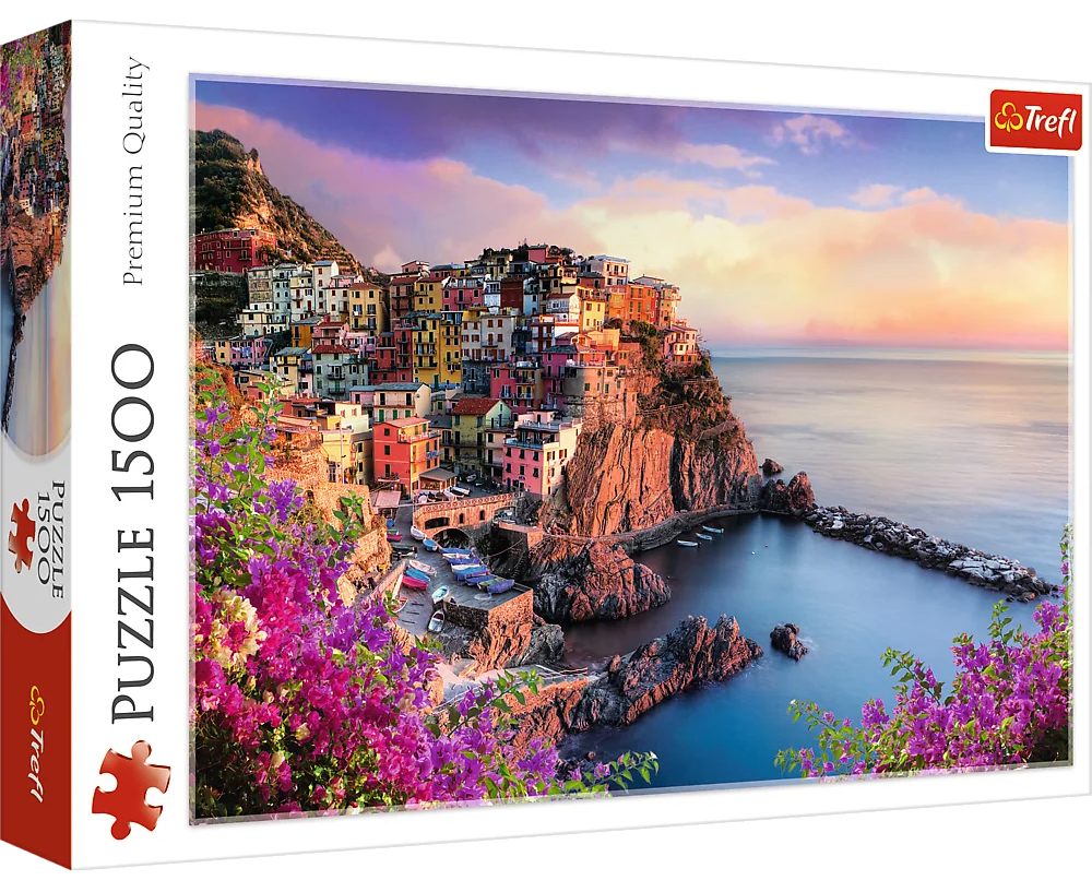 Puzzle 1500 piese - View of Manarola | Trefl - 1