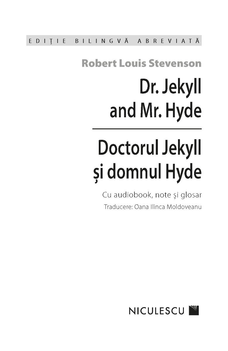 Doctorul Jekyll si domnul Hyde | Robert Louis Stevenson - 1