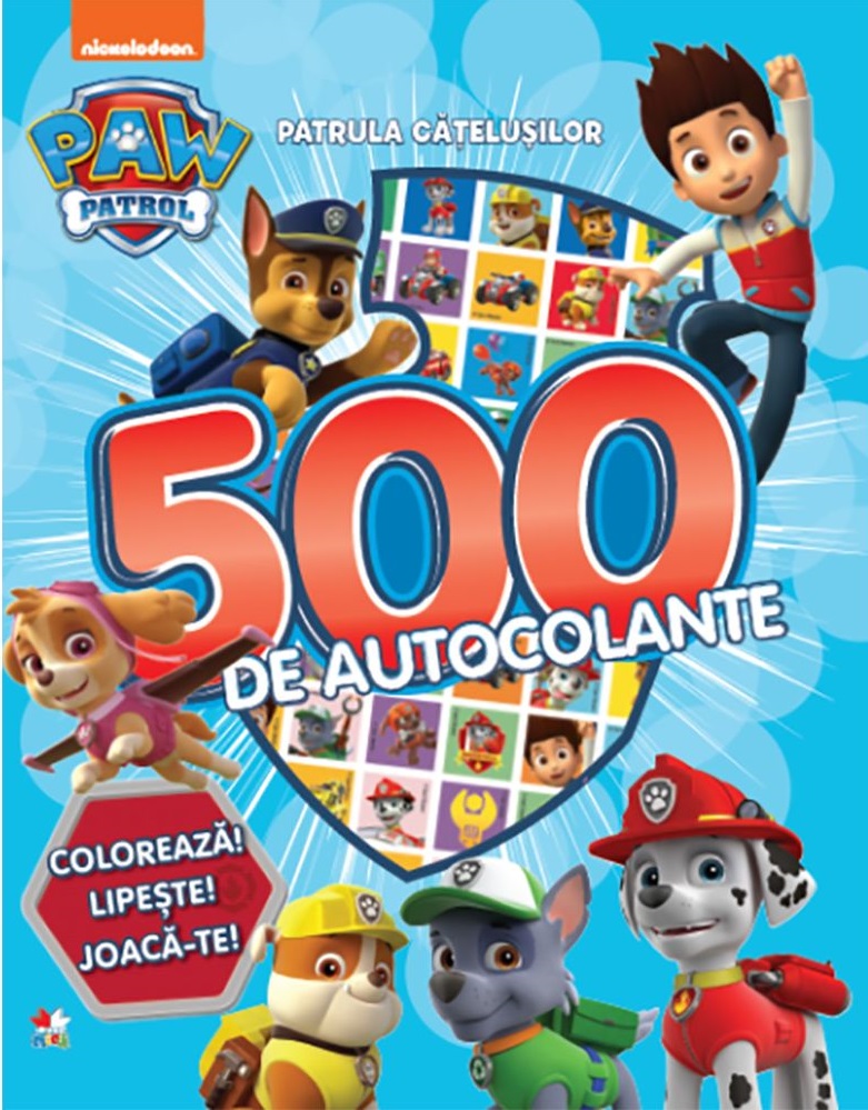 500 de autocolante |