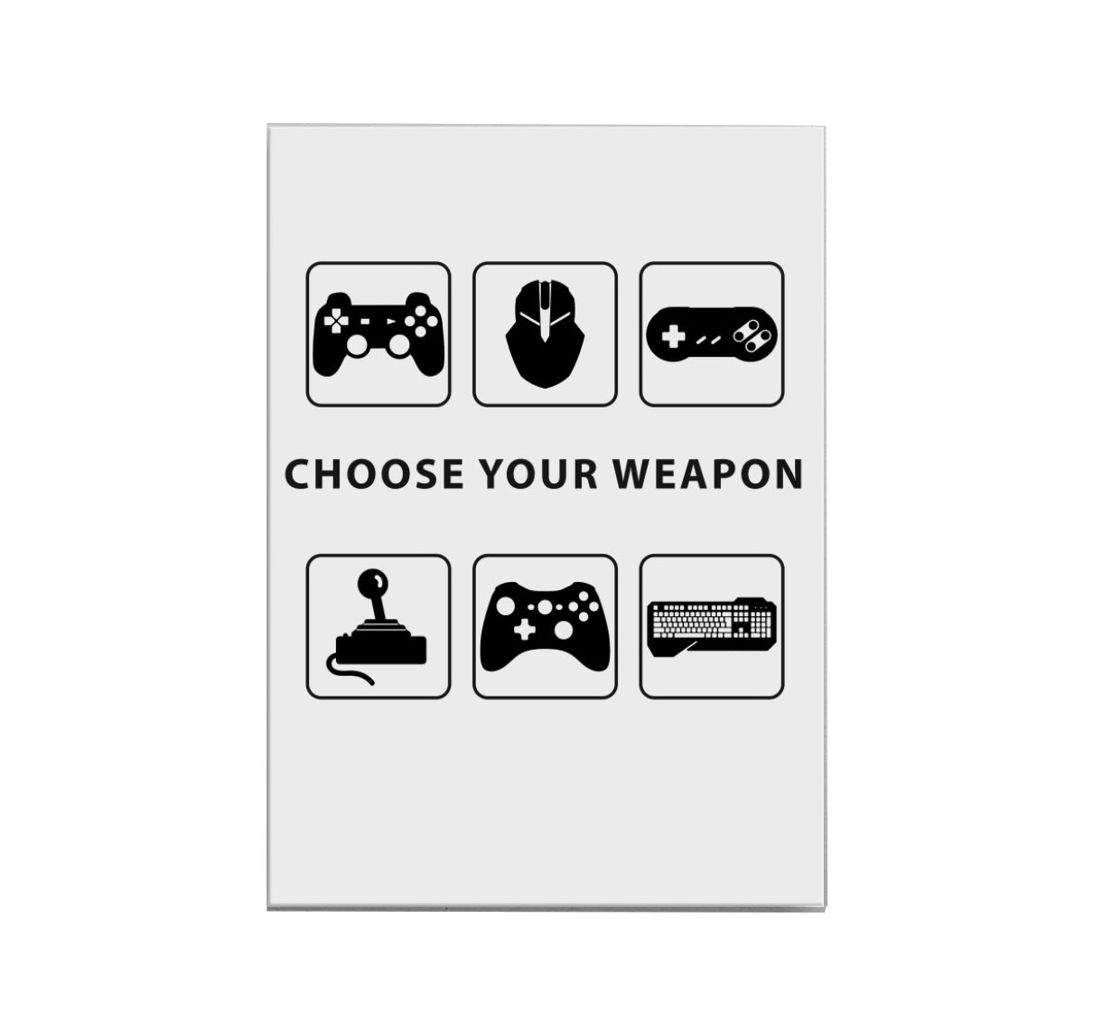 Mini Poster - Choose your weapon | Displate