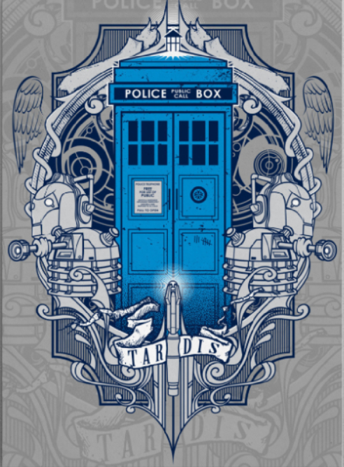 Poster metal L format - Tardis | Displate