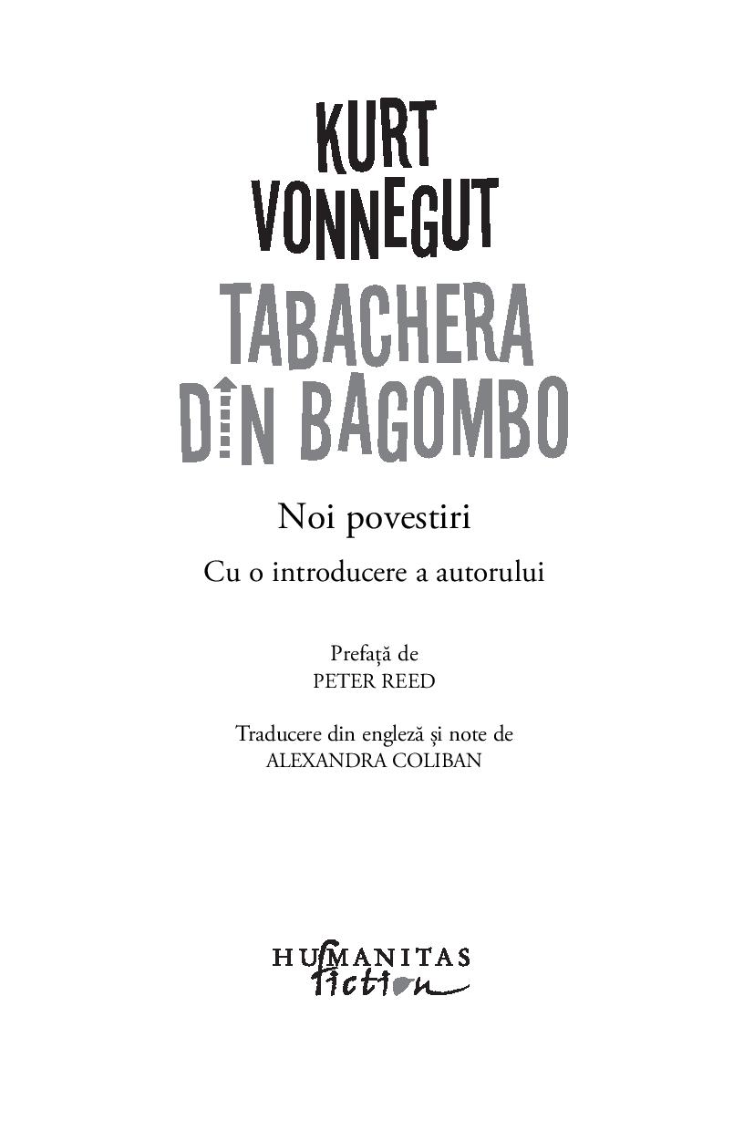 Tabachera din Bagombo | Kurt Vonnegut - 1 | YEO