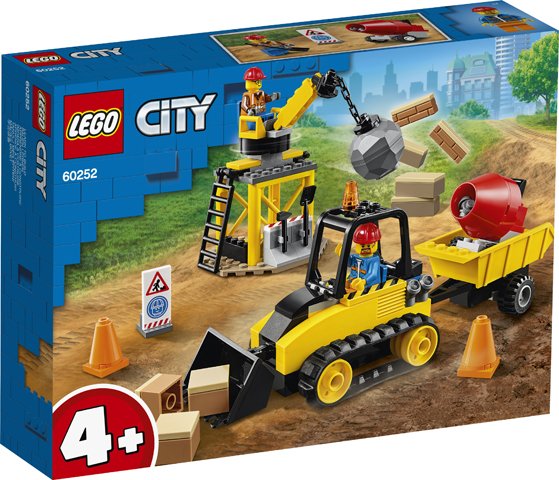 Jucarie - Lego City - Construction Bulldozer, 60252 | LEGO