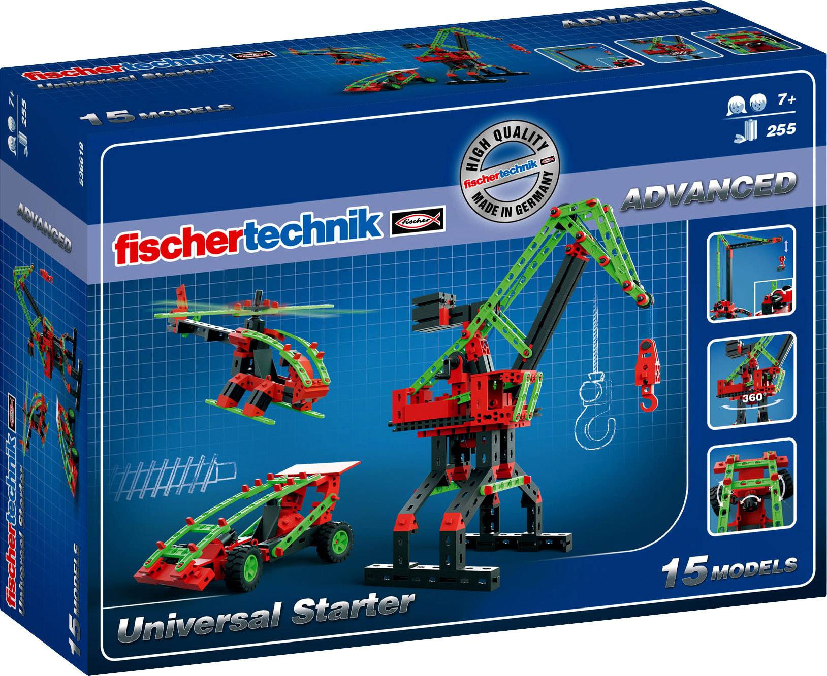 Set constructie - Advanced Universal Starter - 15 modele | Fischertechnik image