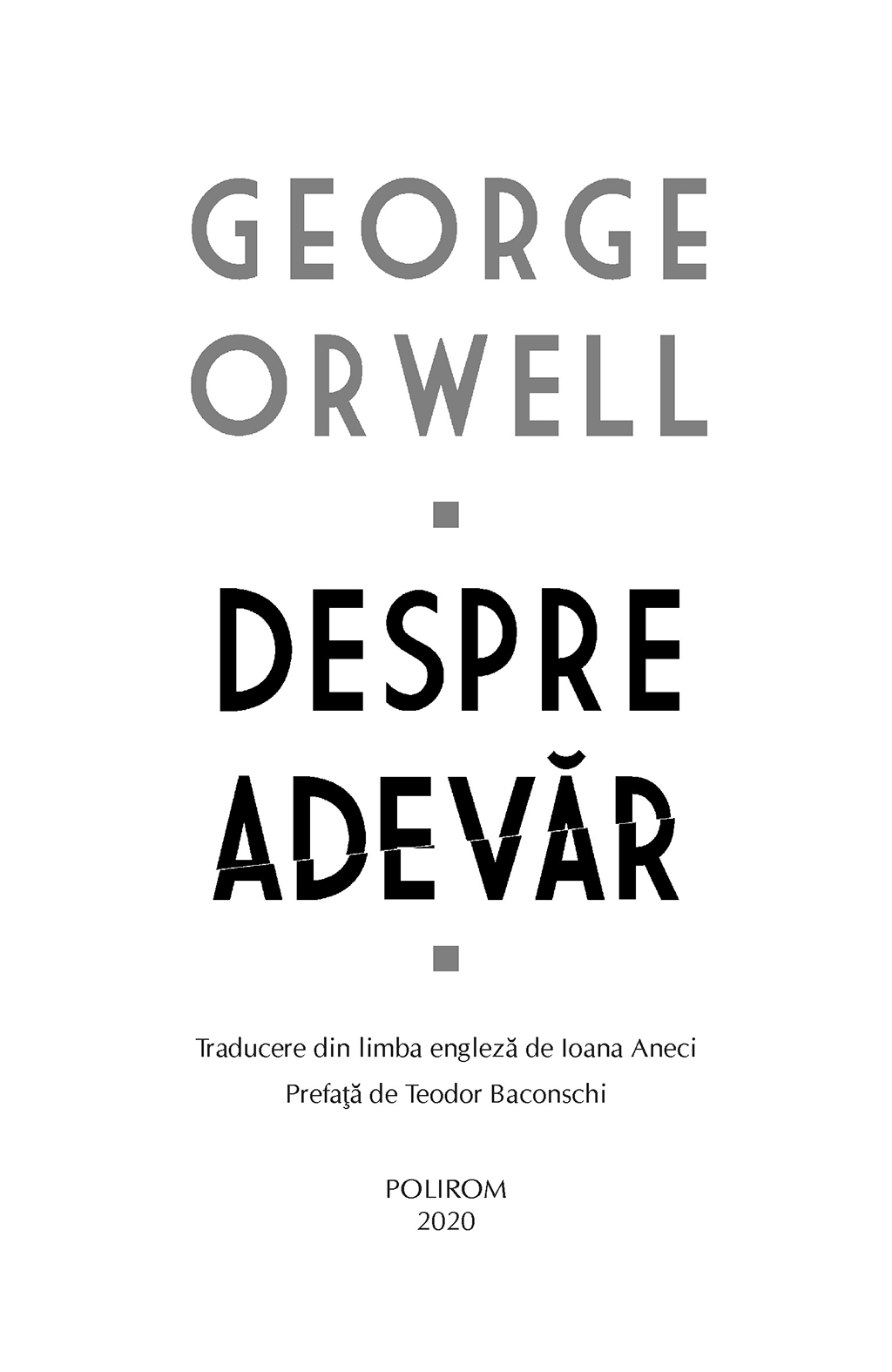 Despre adevar | George Orwell - 1 | YEO