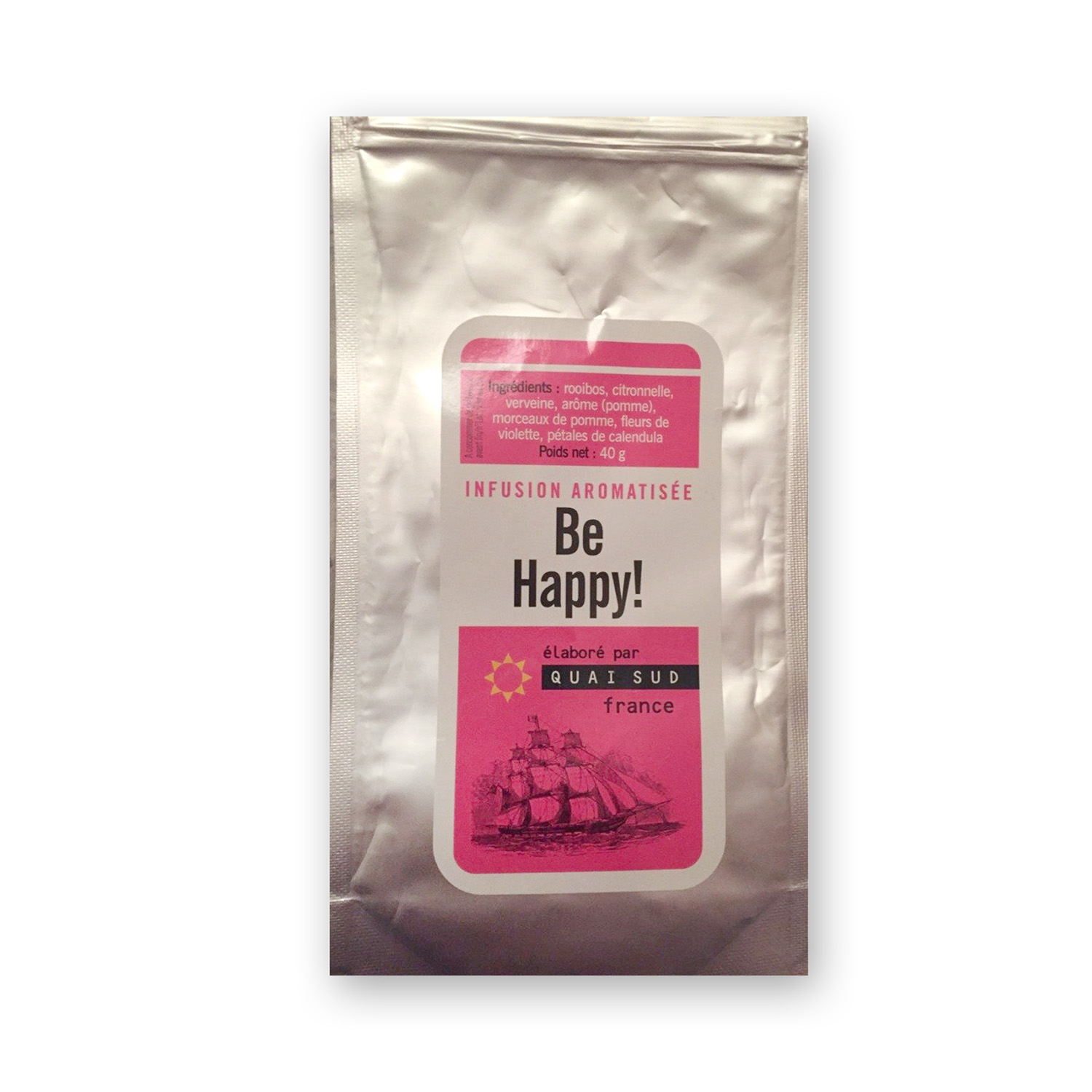 Ceai - Be Happy! Rooibos, lamaita, verbina si aroma de mar