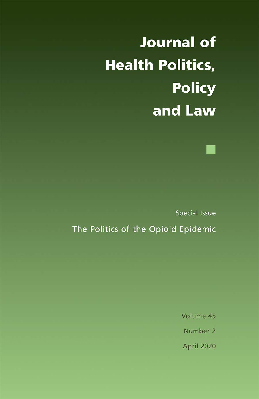 Politics of the Opioid Epidemic | Susan L. Moffitt , Eric M. Patashnik