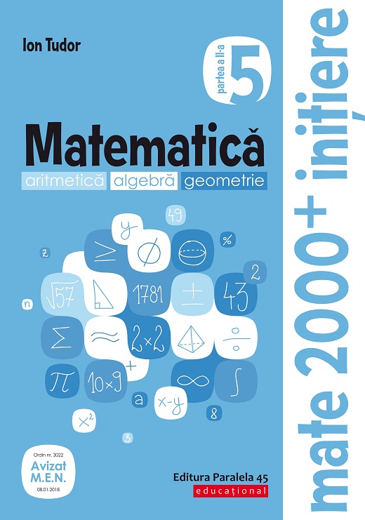 Matematica. Clasa a V-a. Caiet de lucru. Partea a II-a | Ion Tudor