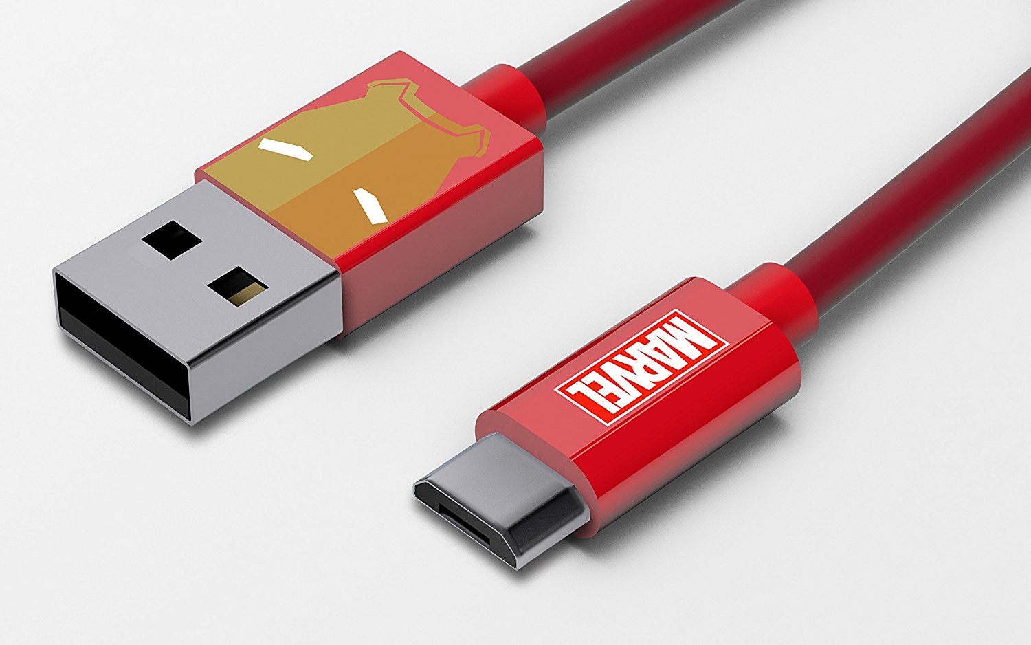 Cablu micro-USB - Iron Man | Tribe - 3 | YEO