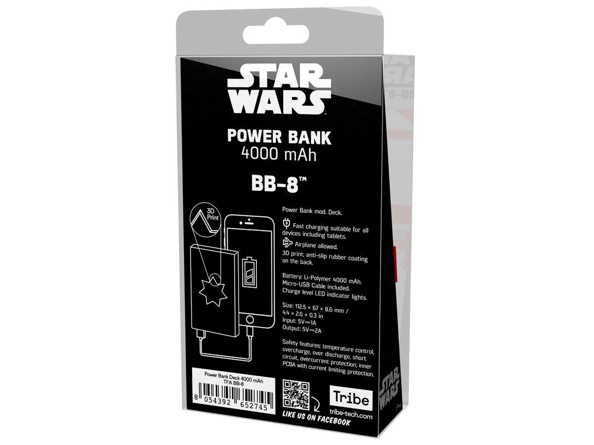 Baterie externa 4000 mAh - Star Wars BB8 | Tribe - 1 | YEO