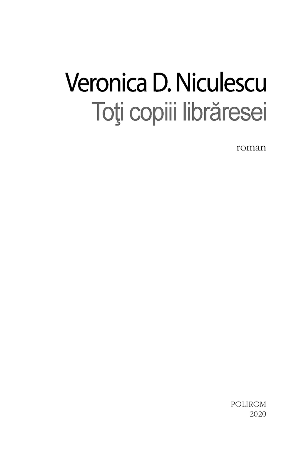 Toti copiii libraresei | Veronica D. Niculescu - 1 | YEO