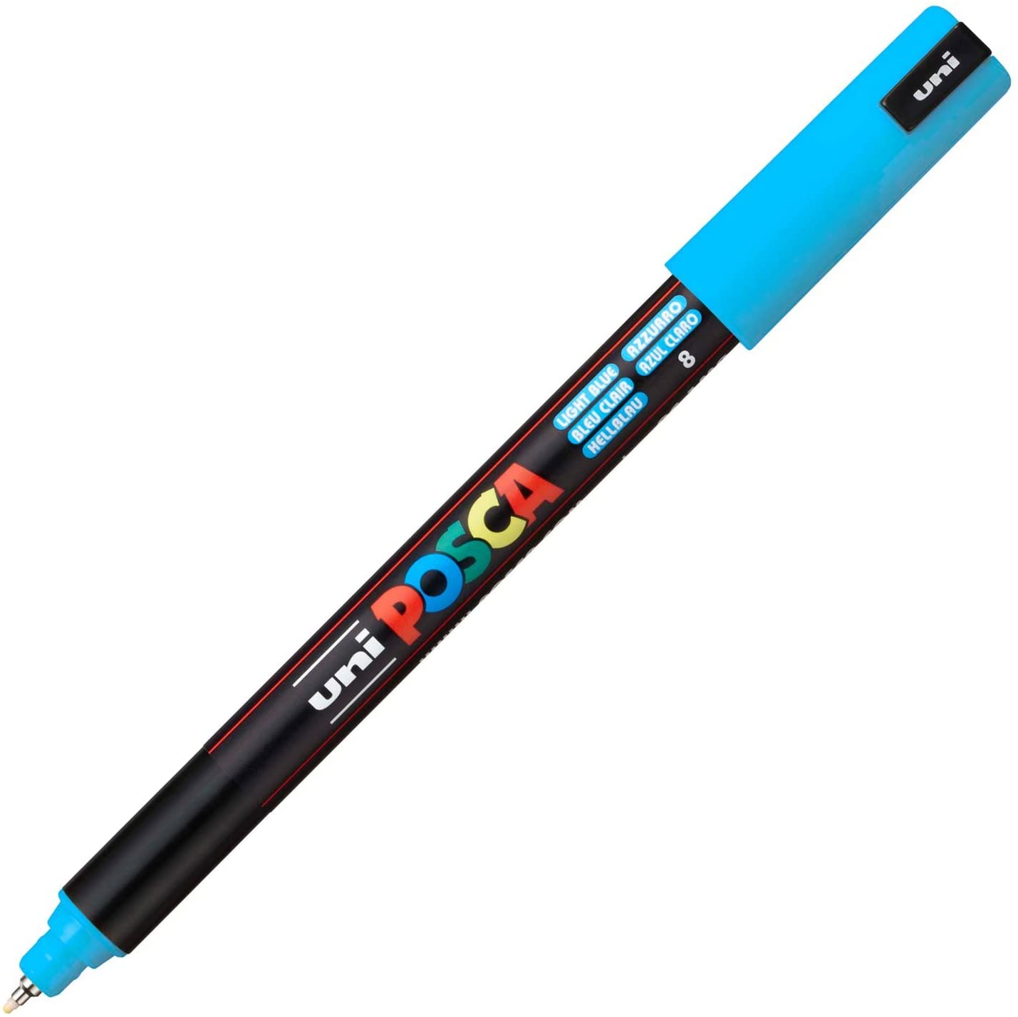 Marker - Posca PC-1MR - Light Blue | Uni - 3 | YEO