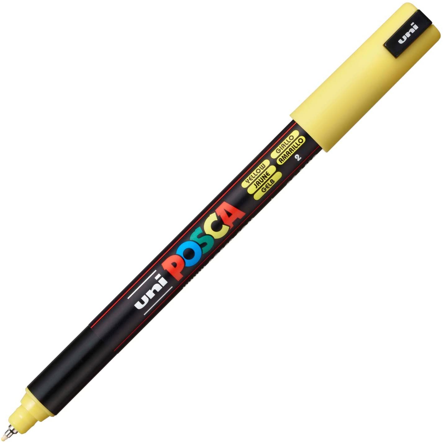 Marker - Posca PC-1MR - Yellow | Uni - 3 | YEO