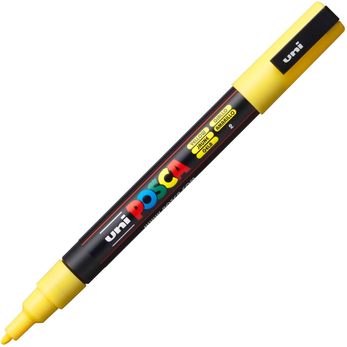 Marker - Posca PC-3M - Yellow | Uni - 3 | YEO