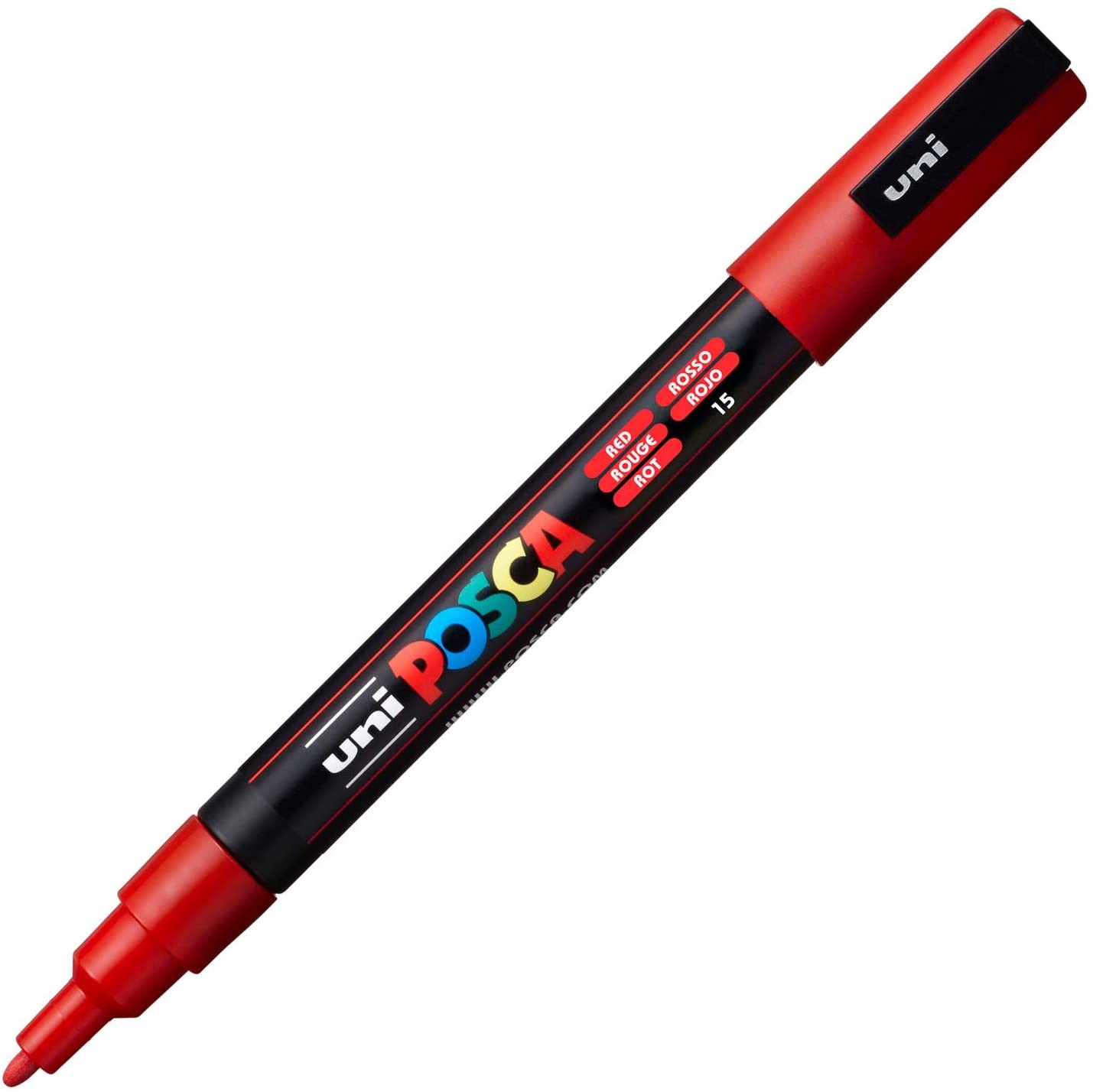 Marker - Posca PC-3M - Red | Uni - 3 | YEO