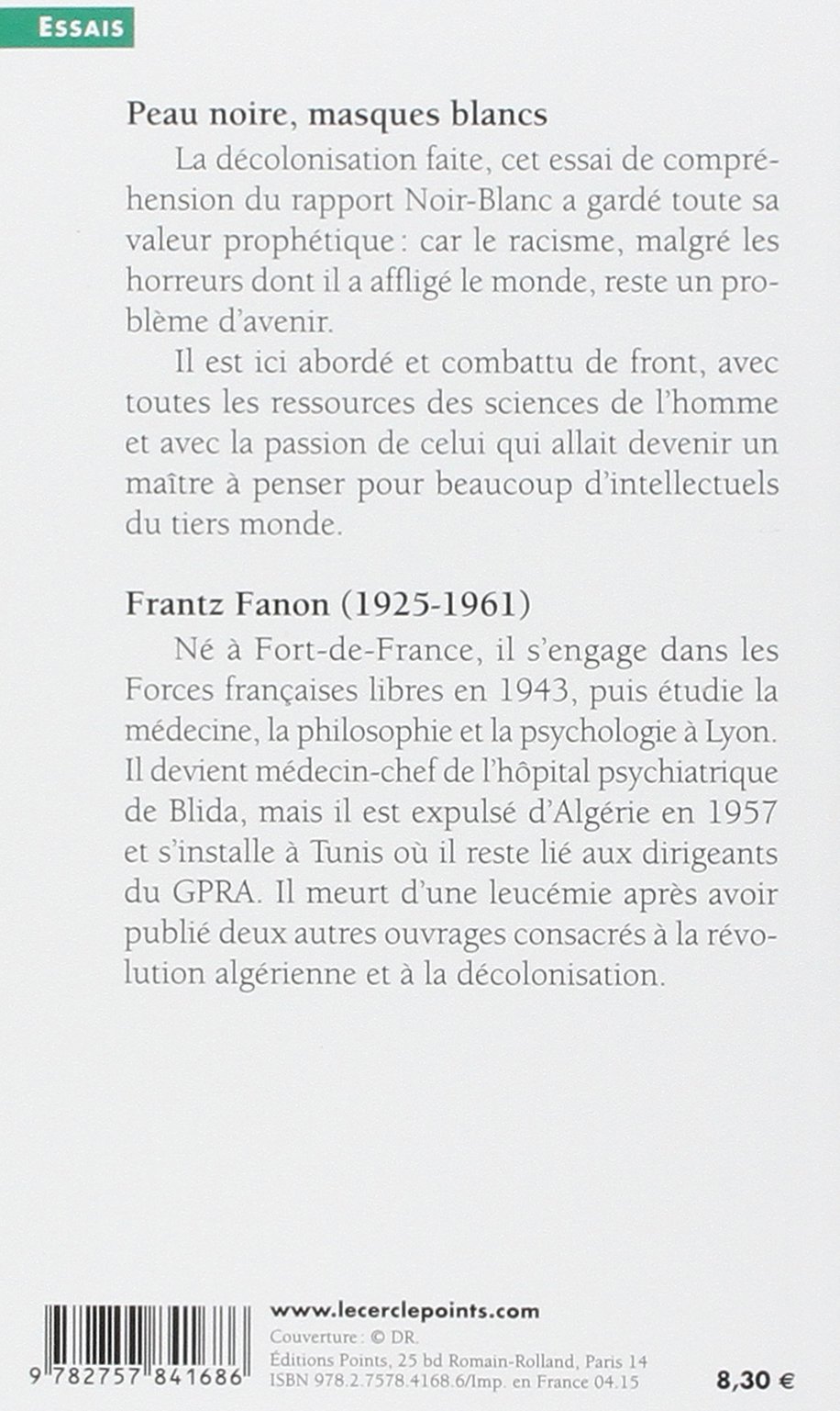 Peau noire, masques blancs | Frantz Fanon - 1 | YEO