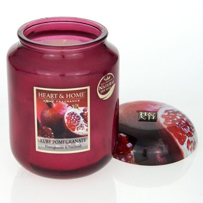 Lumanare parfumata mica - Ruby Pomegranate | Heart and Home - 1 | YEO